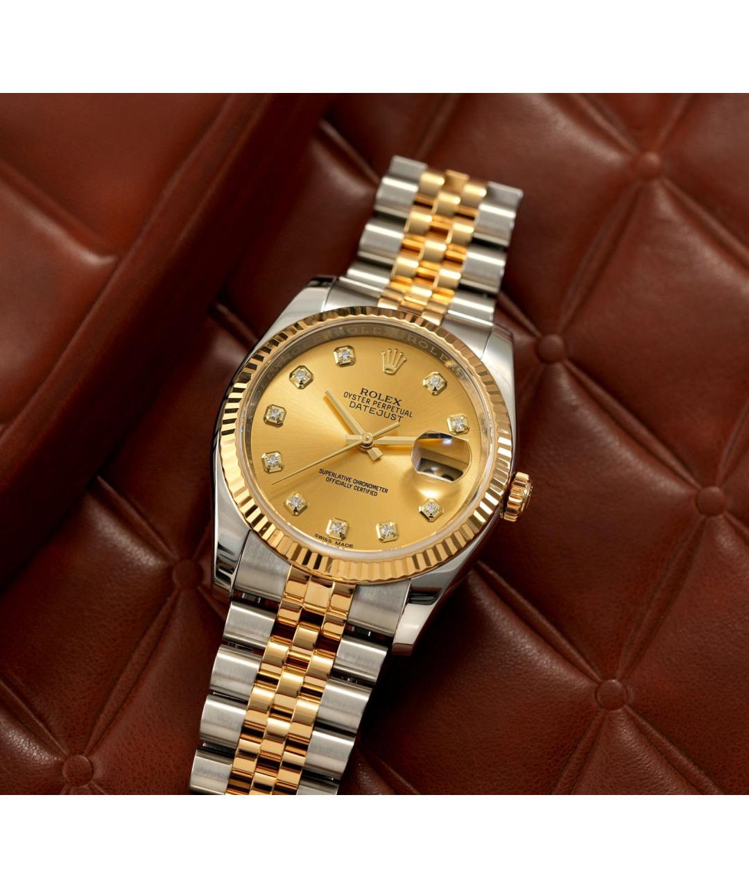 ROLEX Золотые часы из желтого золота, фото 2
