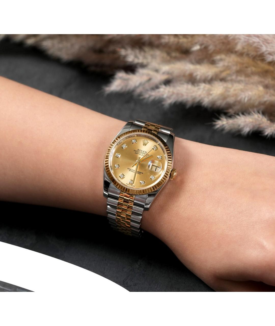 ROLEX Золотые часы из желтого золота, фото 4