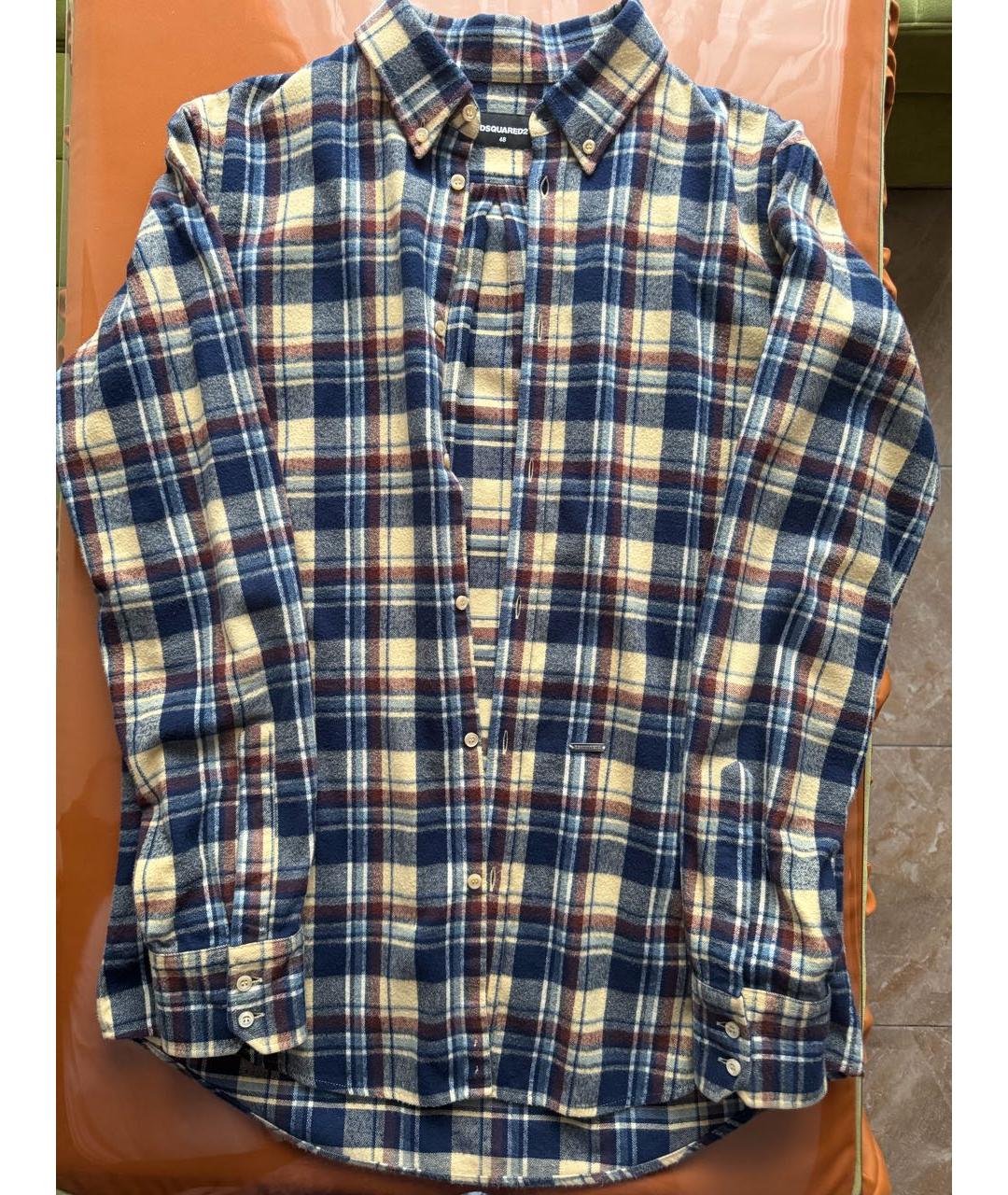 DSQUARED2 Синяя кэжуал рубашка, фото 8