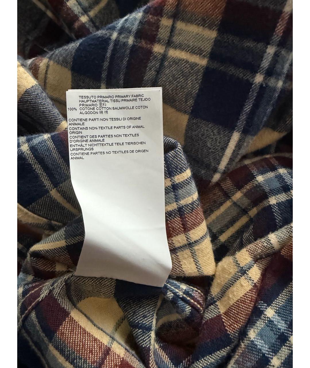 DSQUARED2 Синяя кэжуал рубашка, фото 7