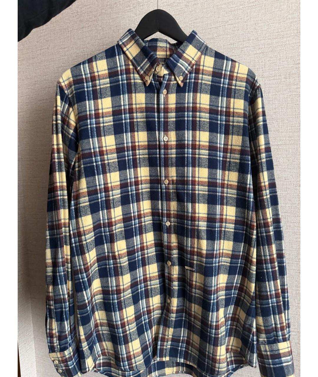 DSQUARED2 Синяя кэжуал рубашка, фото 9