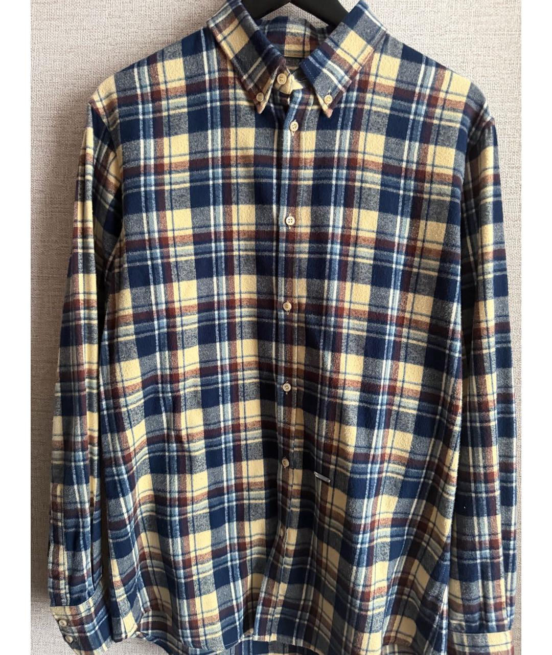 DSQUARED2 Синяя кэжуал рубашка, фото 2