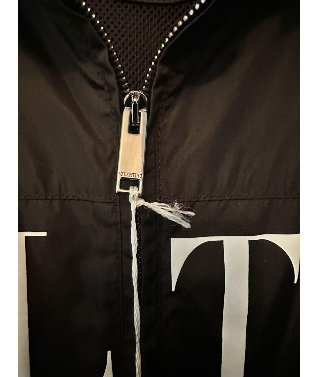 VALENTINO Черная полиамидовая куртка, фото 4