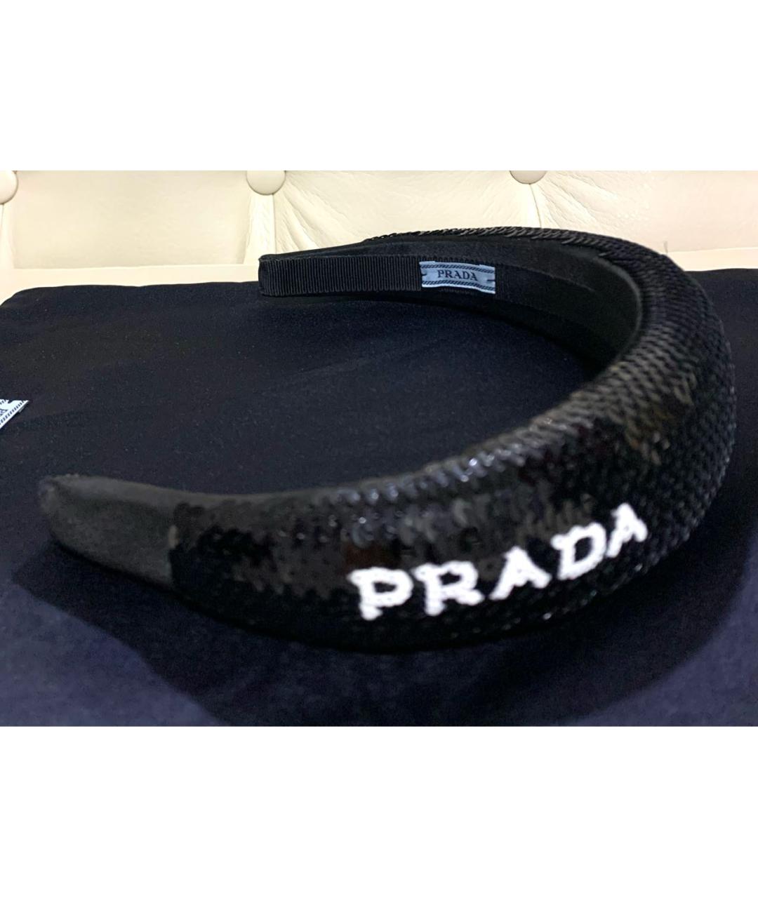 PRADA Черный ободок, фото 5