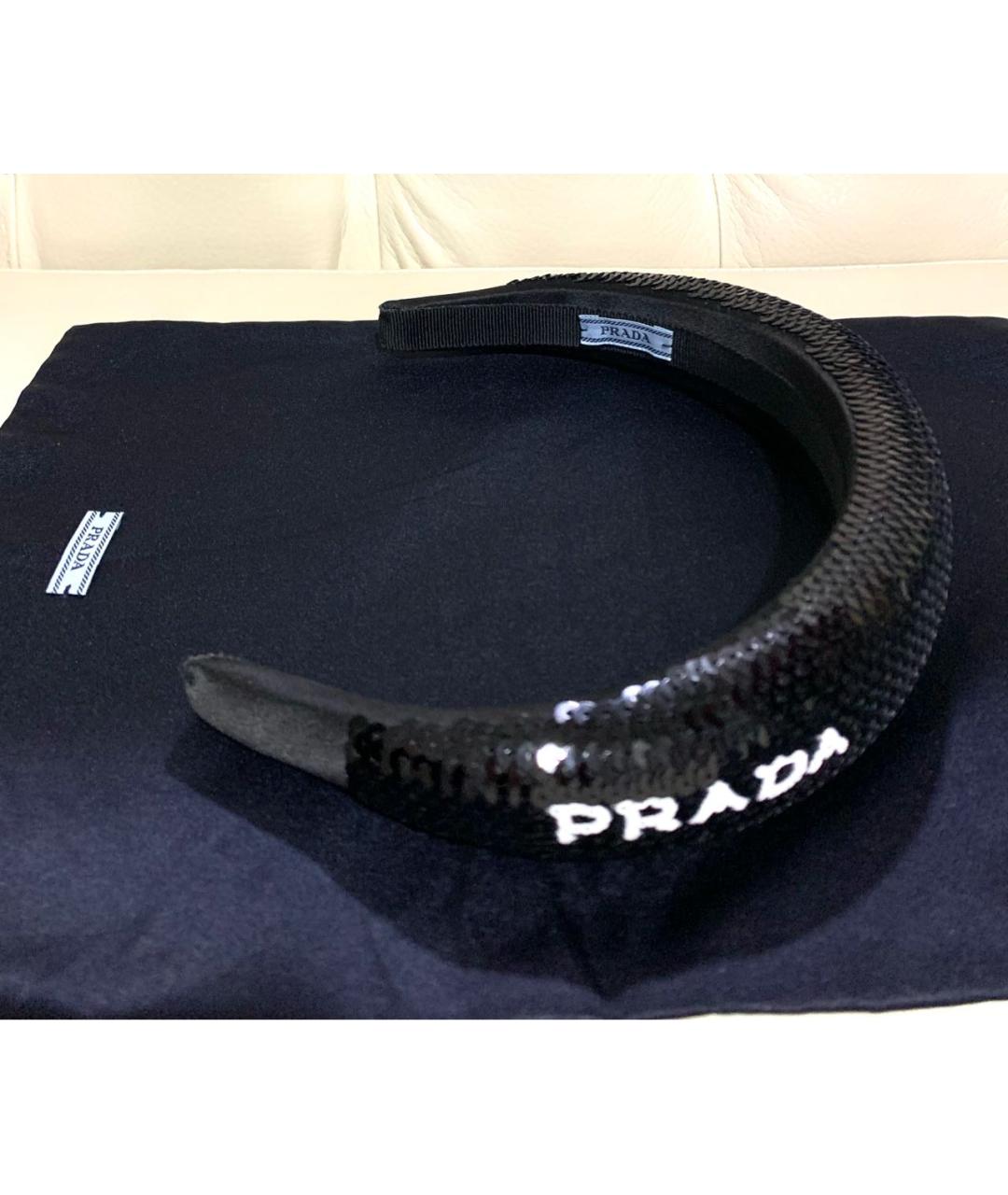 PRADA Черный ободок, фото 8