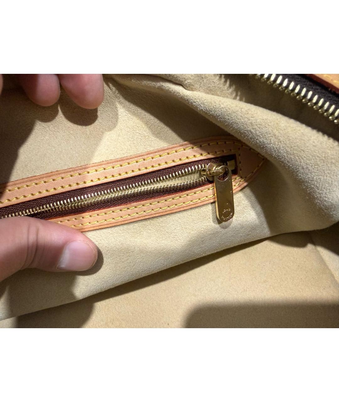 LOUIS VUITTON Коричневая сумка с короткими ручками, фото 7