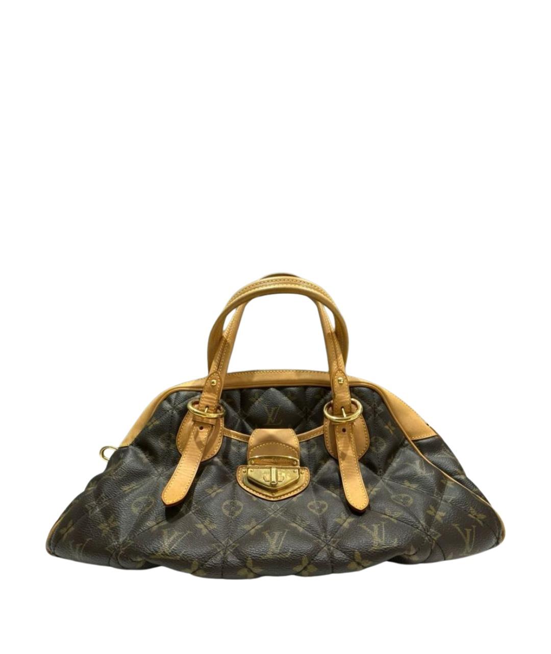 LOUIS VUITTON Коричневая сумка с короткими ручками, фото 1