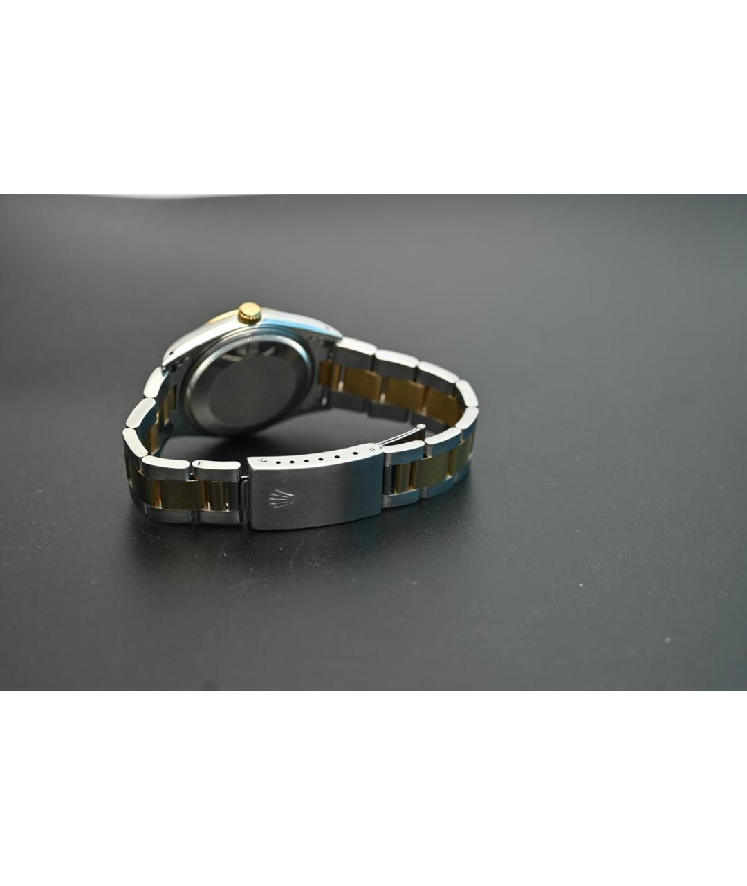 ROLEX Белые часы из желтого золота, фото 6