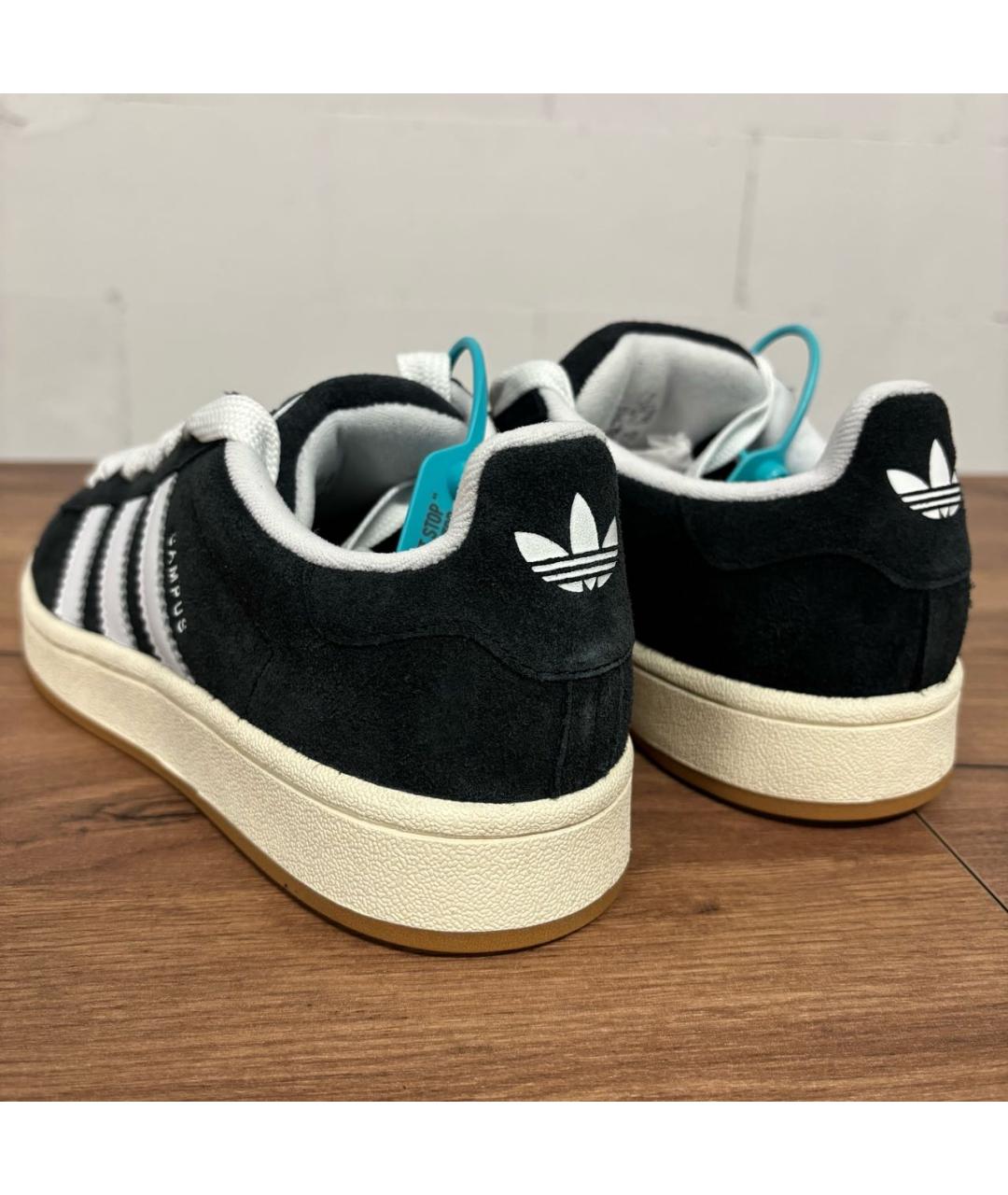 ADIDAS Черные замшевые кроссовки, фото 3