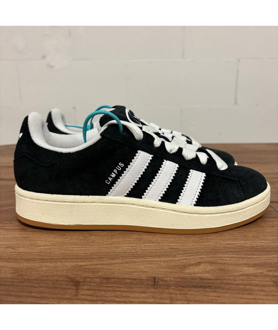 ADIDAS Черные замшевые кроссовки, фото 5