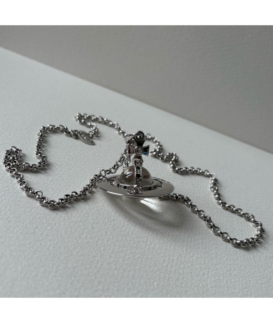 VIVIENNE WESTWOOD Серебряное латунное колье, фото 2