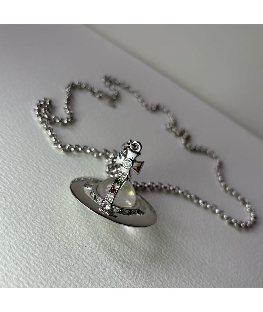 VIVIENNE WESTWOOD Серебряное латунное колье, фото 6