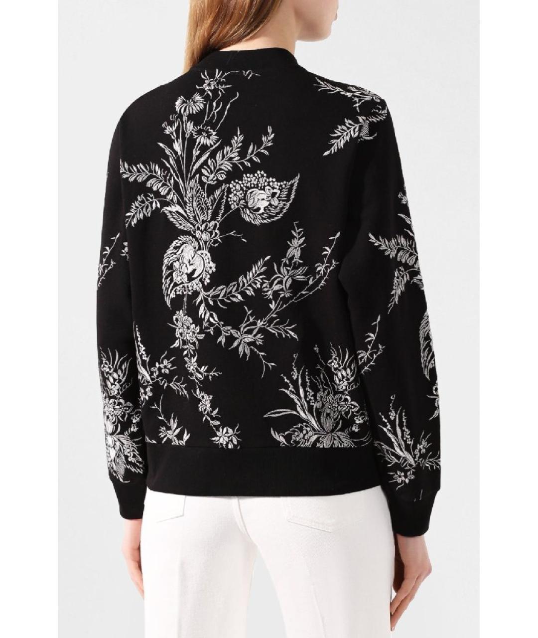 DRIES VAN NOTEN Черный хлопковый кардиган, фото 2