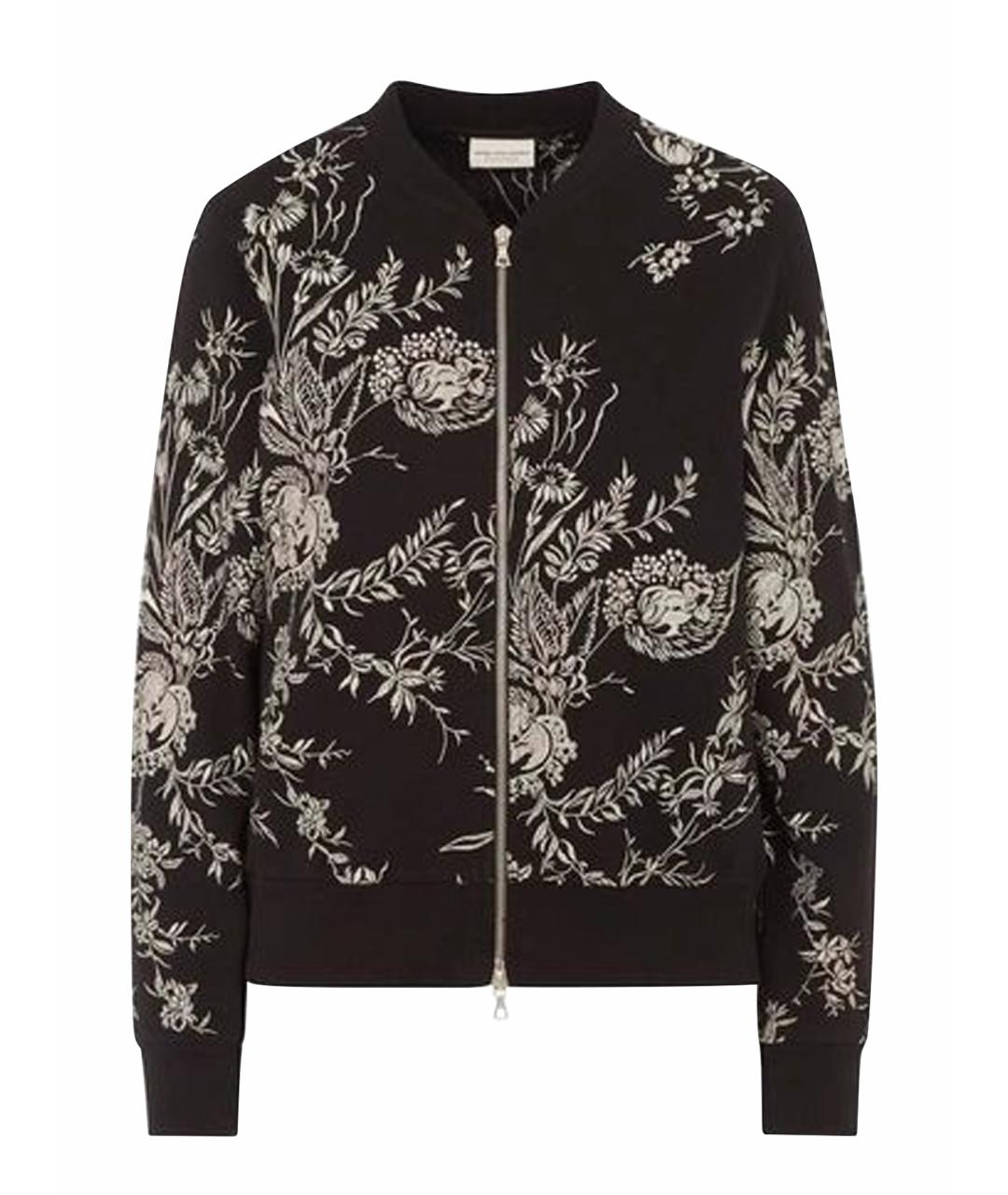 DRIES VAN NOTEN Черный хлопковый кардиган, фото 1