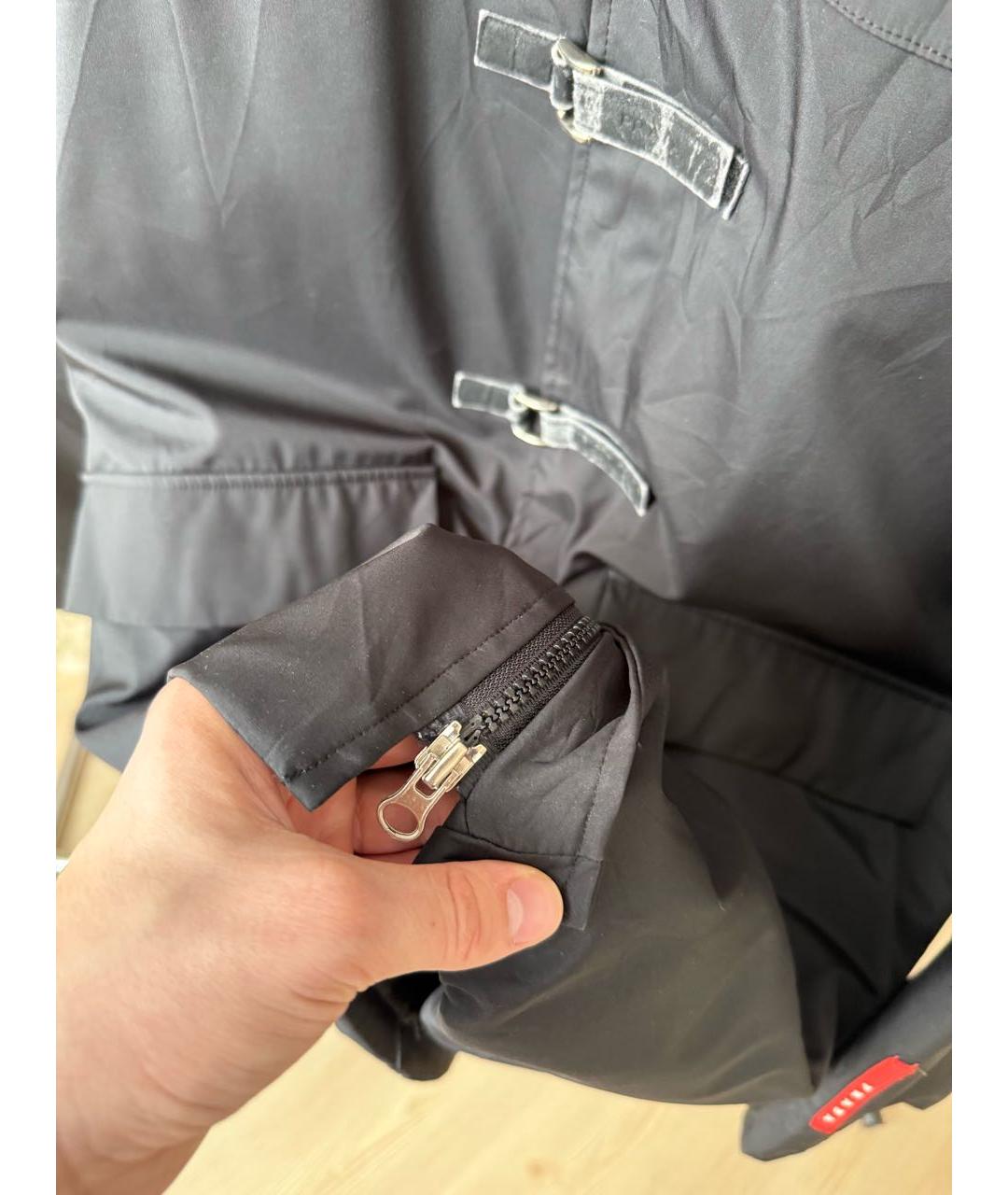 PRADA Черное пальто, фото 5