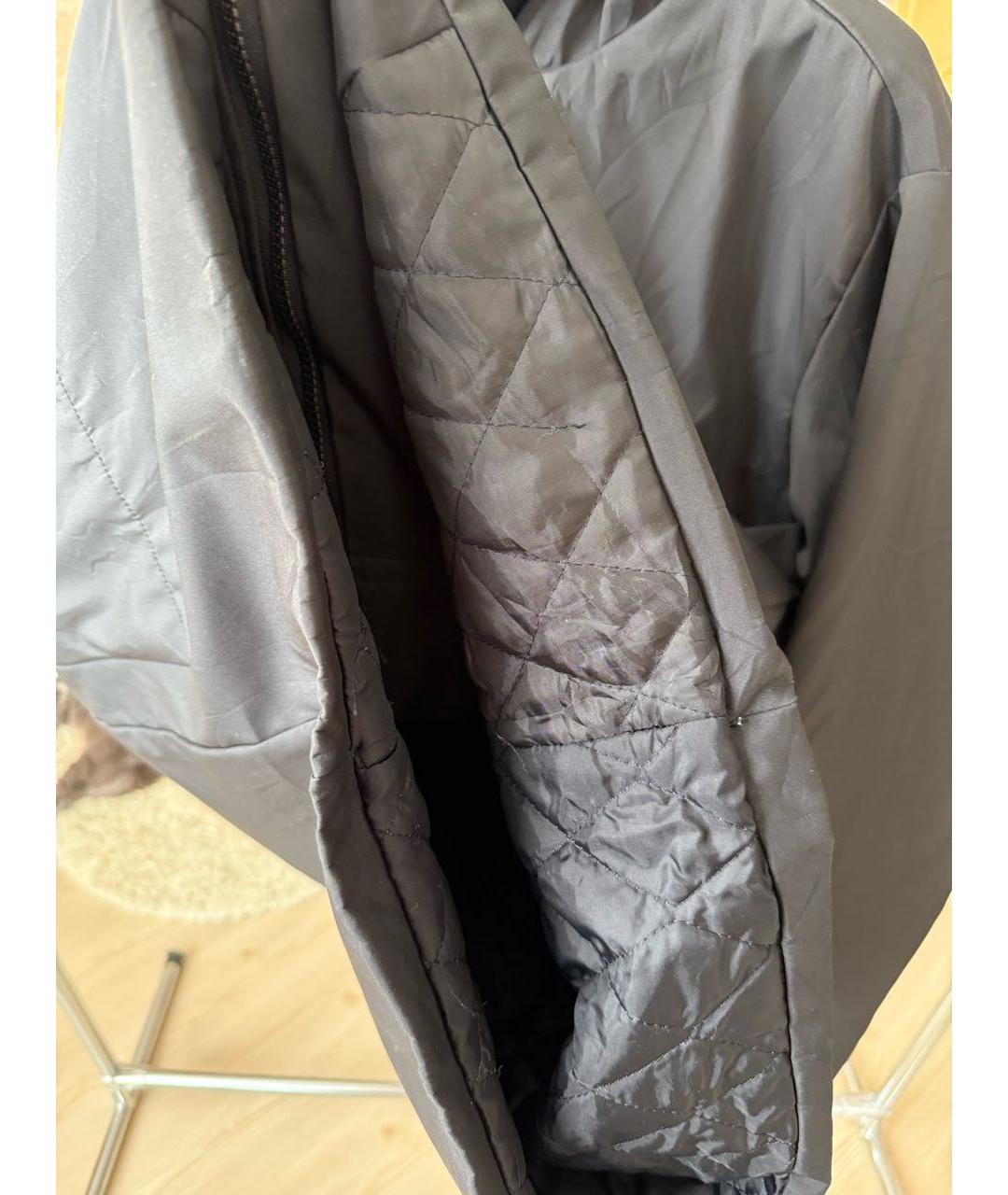 PRADA Черное пальто, фото 8