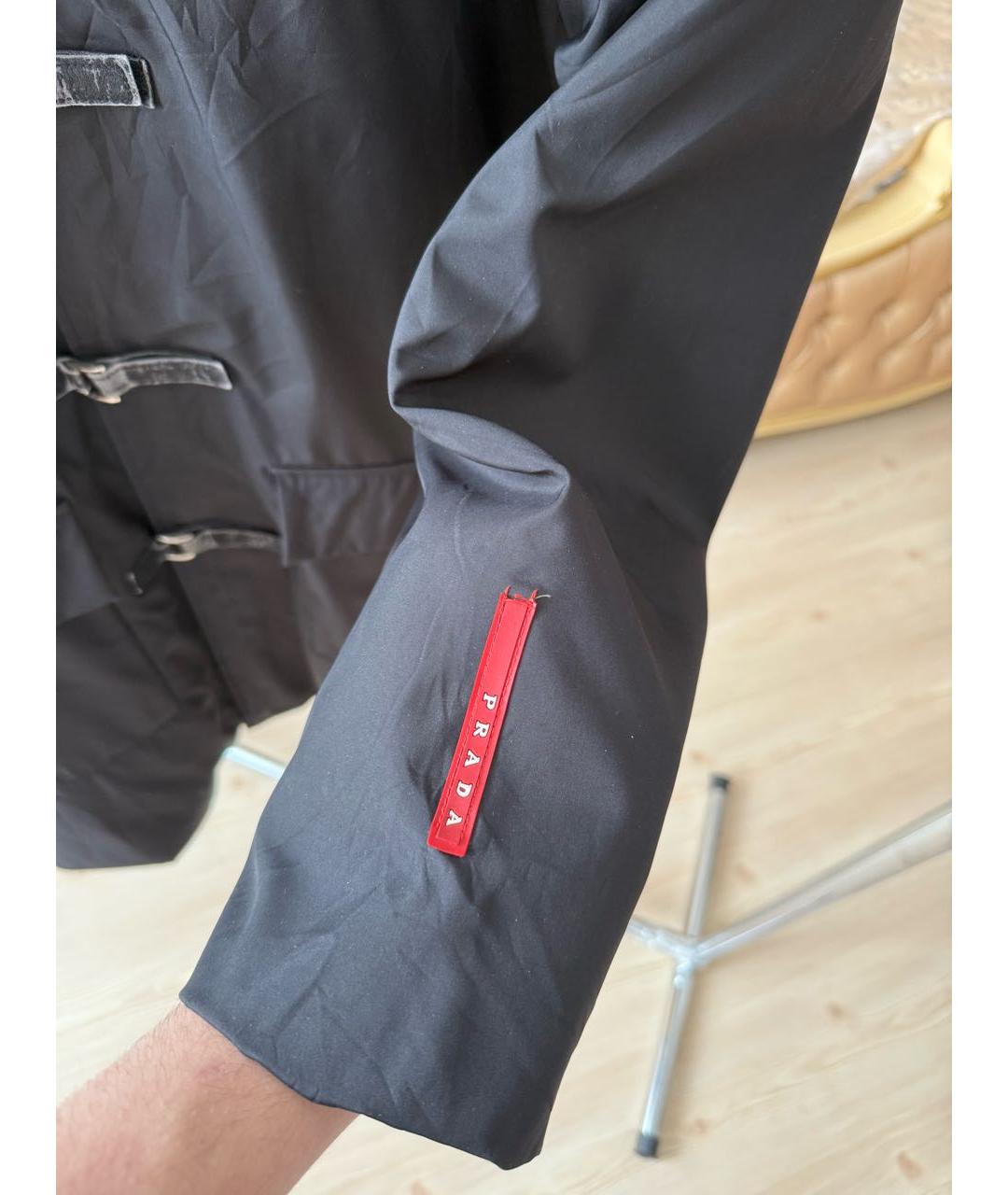 PRADA Черное пальто, фото 6