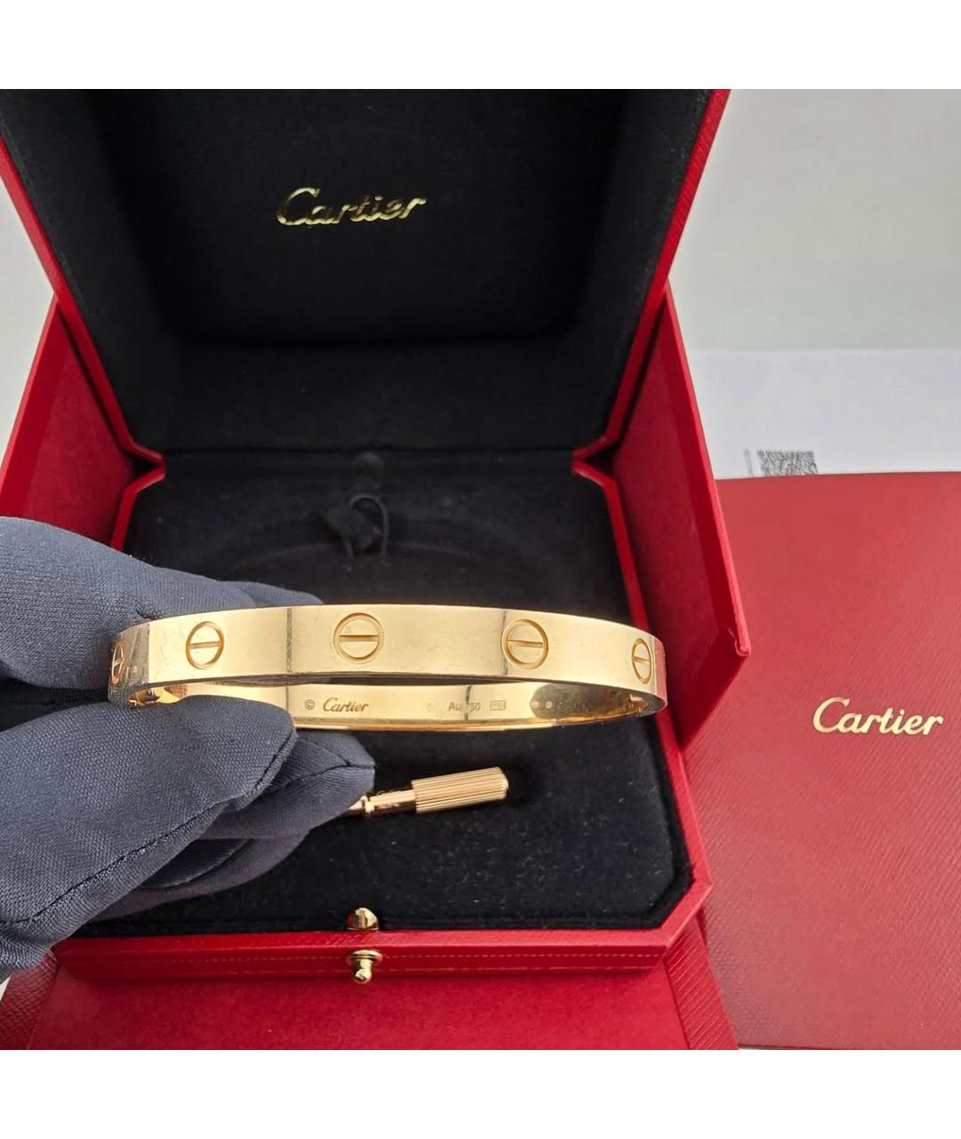CARTIER Золотой браслет из желтого золота, фото 2