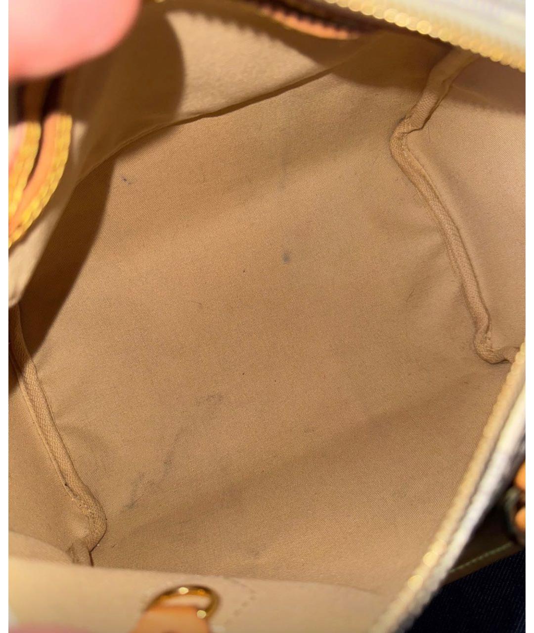 LOUIS VUITTON Белая сумка с короткими ручками, фото 4