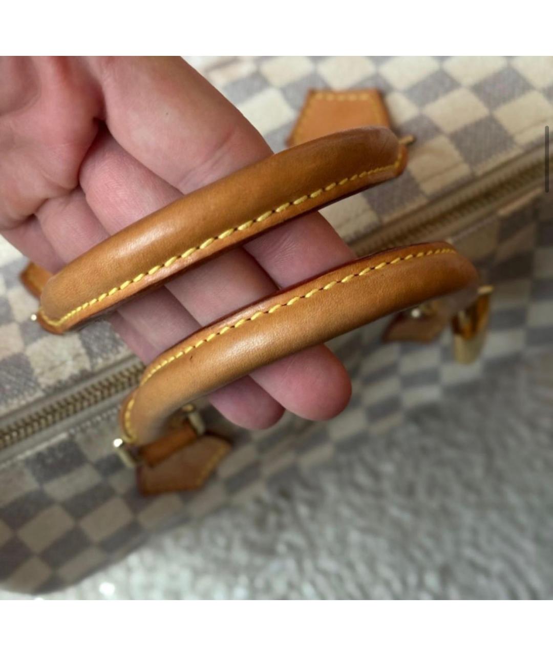 LOUIS VUITTON Белая сумка с короткими ручками, фото 6