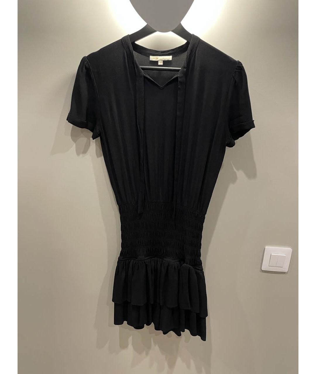 MAJE Черное коктейльное платье, фото 4