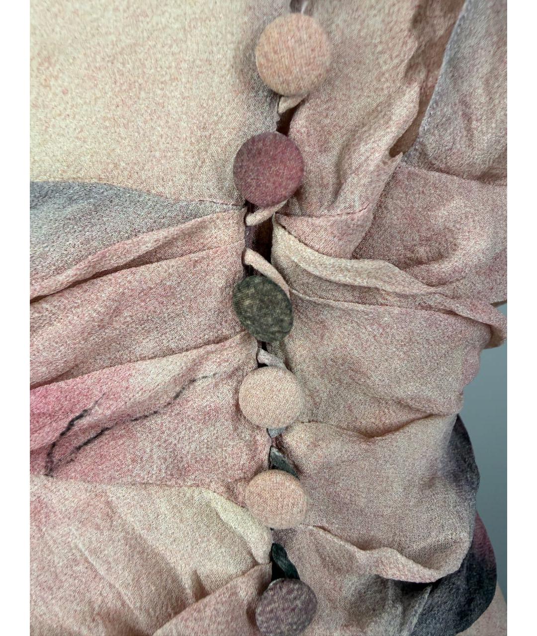 JOHN GALLIANO Мульти шелковая блузы, фото 7