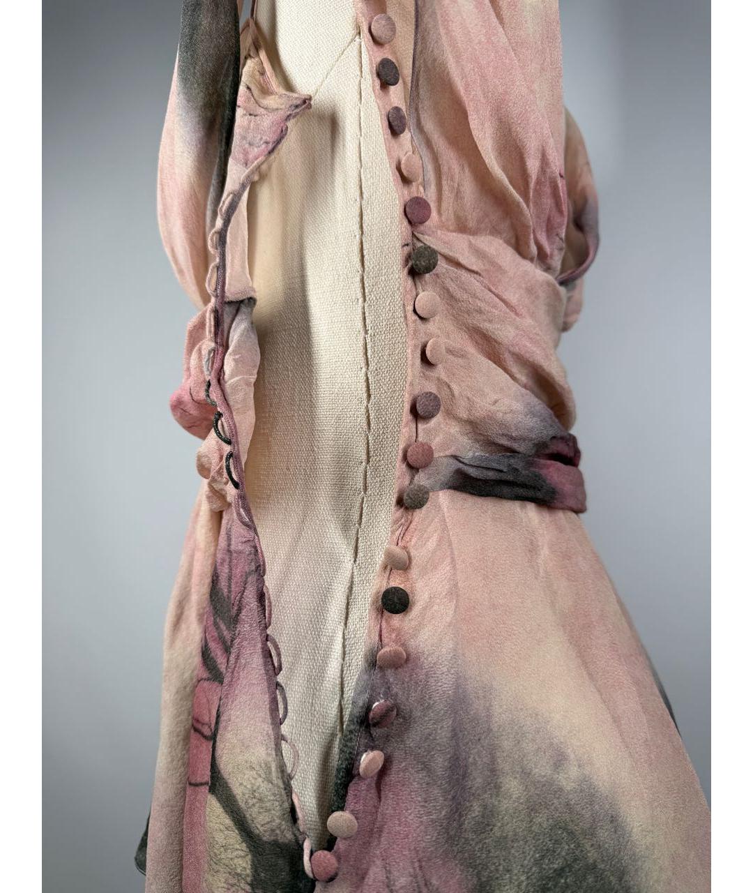 JOHN GALLIANO Мульти шелковая блузы, фото 5