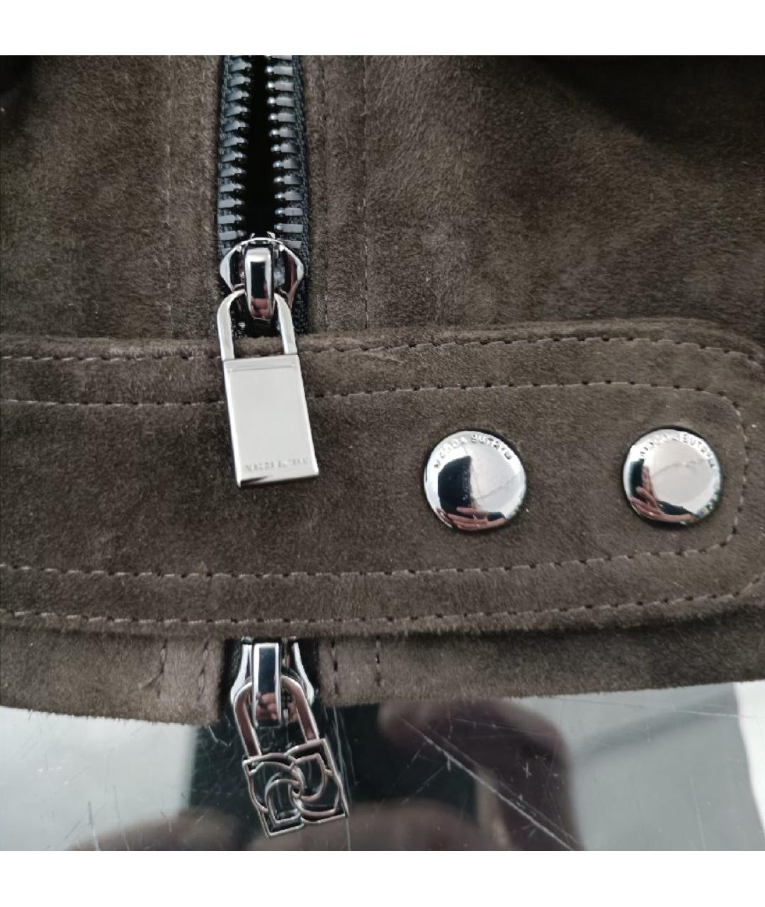 MAGDA BUTRYM Коричневая замшевая куртка, фото 5