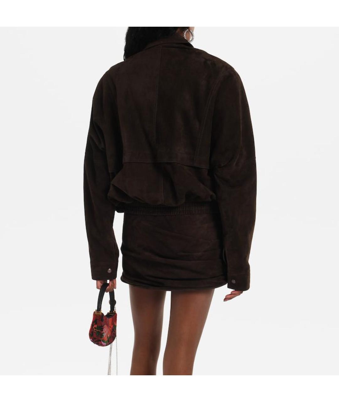 MAGDA BUTRYM Коричневая замшевая куртка, фото 9
