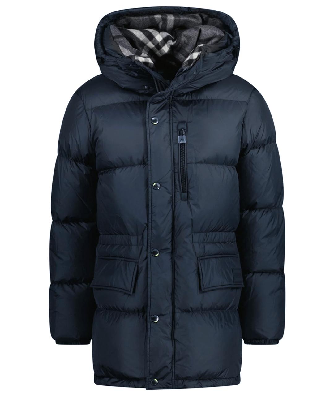 BURBERRY Черный пуховик, фото 1