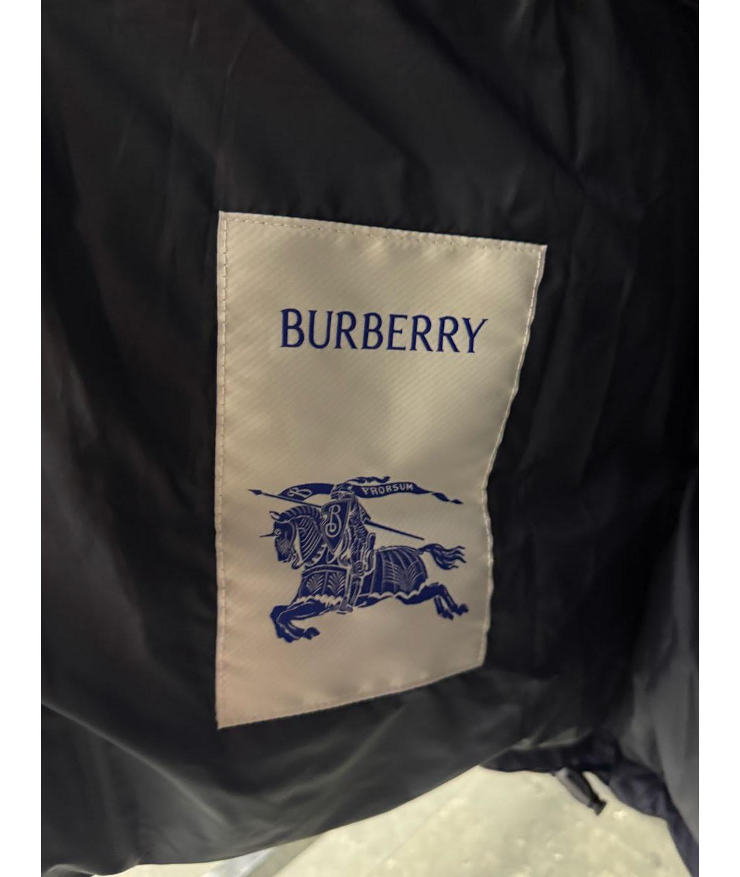 BURBERRY Черный пуховик, фото 7