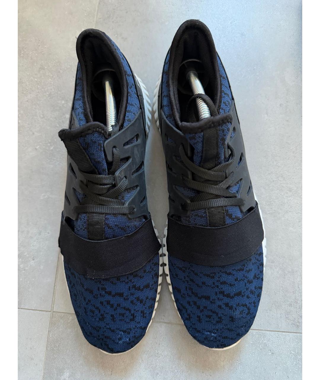 PHILIPP PLEIN Синие низкие кроссовки / кеды, фото 2