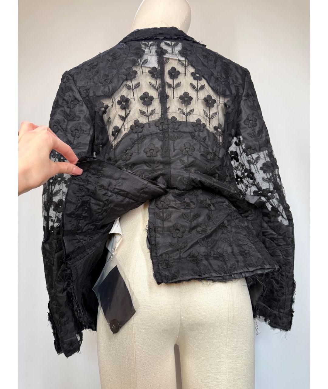 COMME DES GARÇONS Черный полиэстеровый жакет/пиджак, фото 3