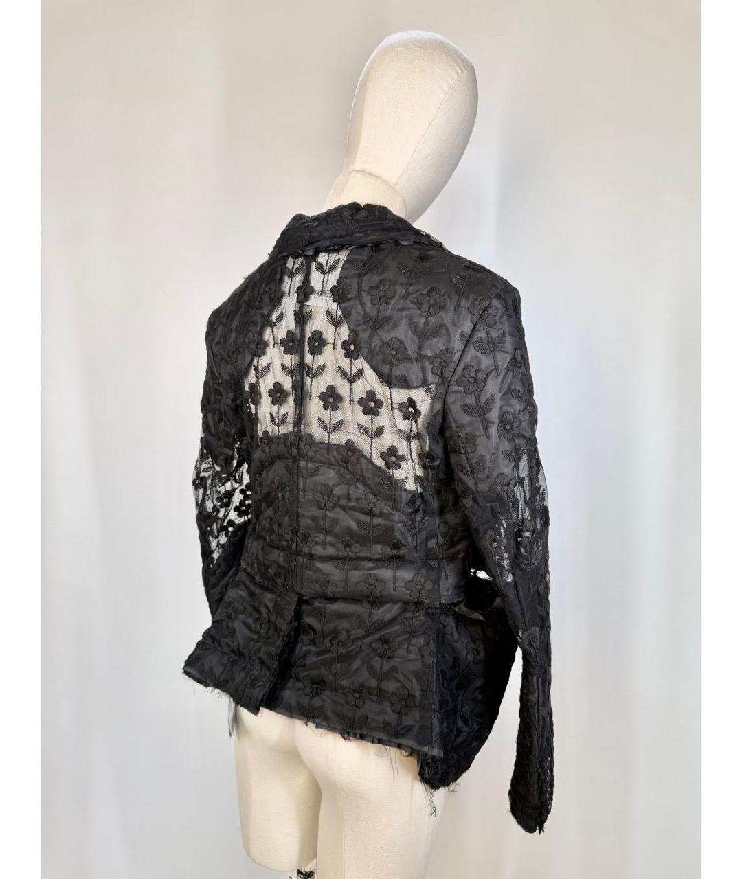 COMME DES GARÇONS Черный полиэстеровый жакет/пиджак, фото 2