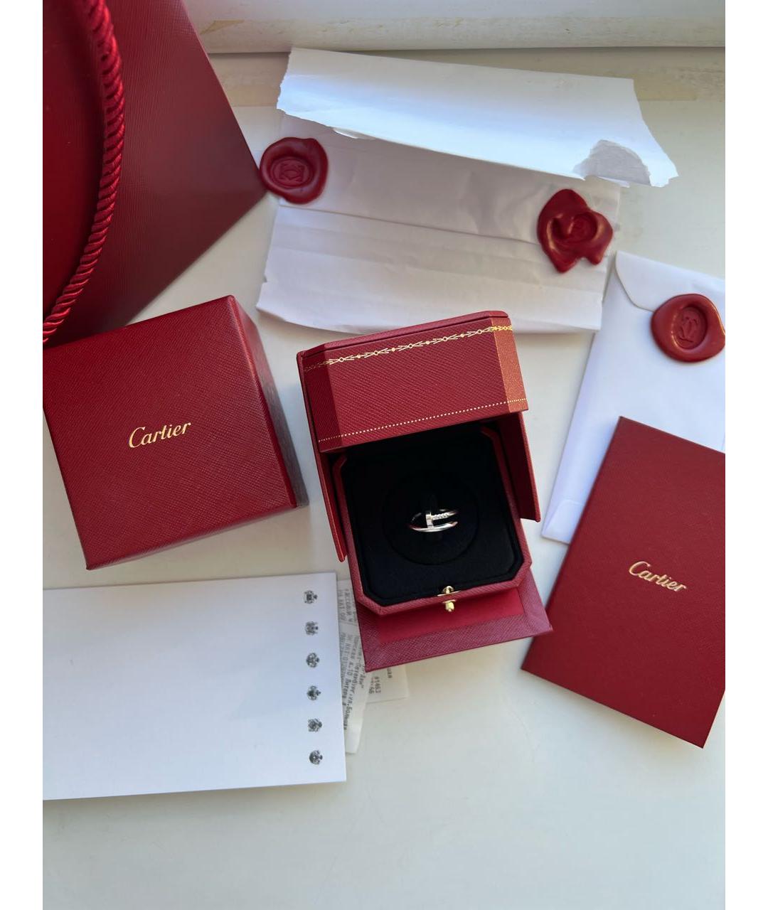 CARTIER Белое кольцо из белого золота, фото 8