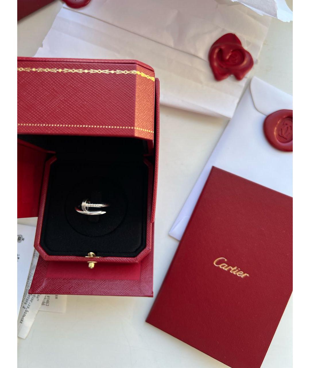 CARTIER Белое кольцо из белого золота, фото 5