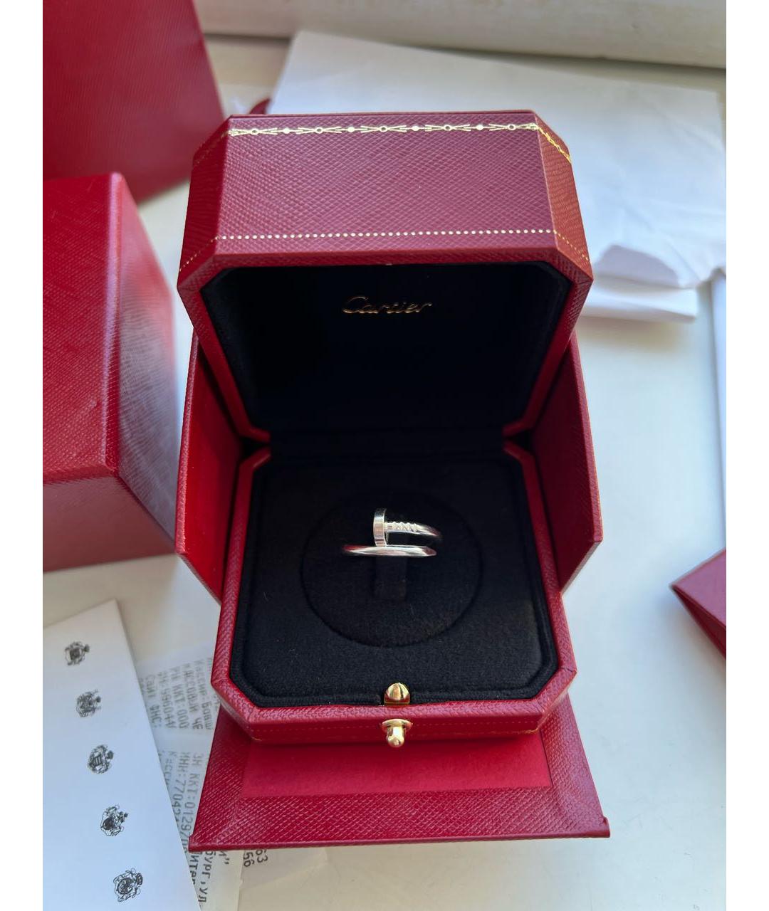 CARTIER Белое кольцо из белого золота, фото 2