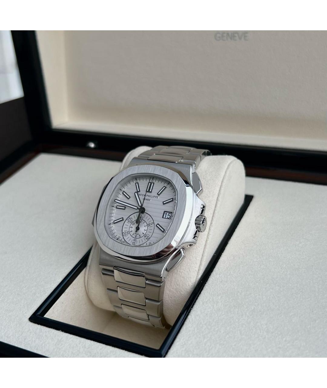 PATEK PHILIPPE Серебряные металлические часы, фото 2