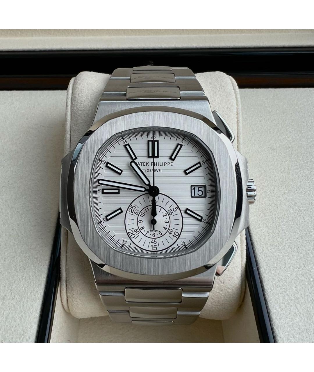 PATEK PHILIPPE Серебряные металлические часы, фото 5