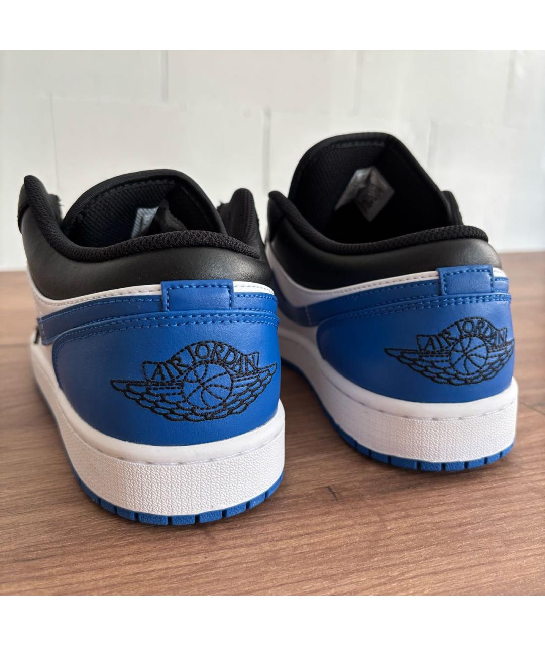 JORDAN Синие низкие кроссовки / кеды, фото 4