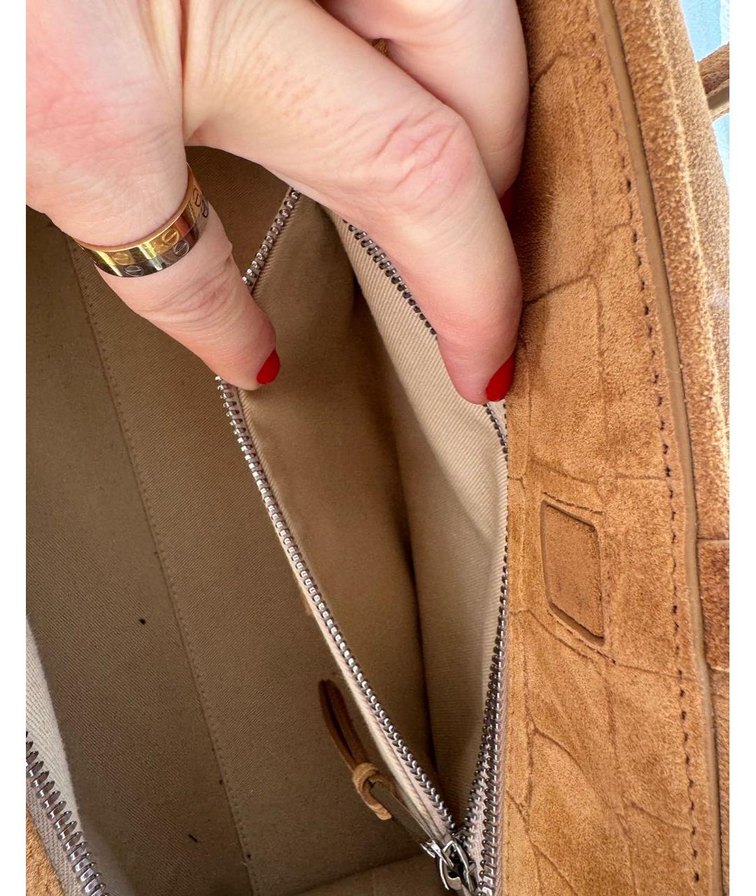 JACQUEMUS Кожаная сумка тоут, фото 7