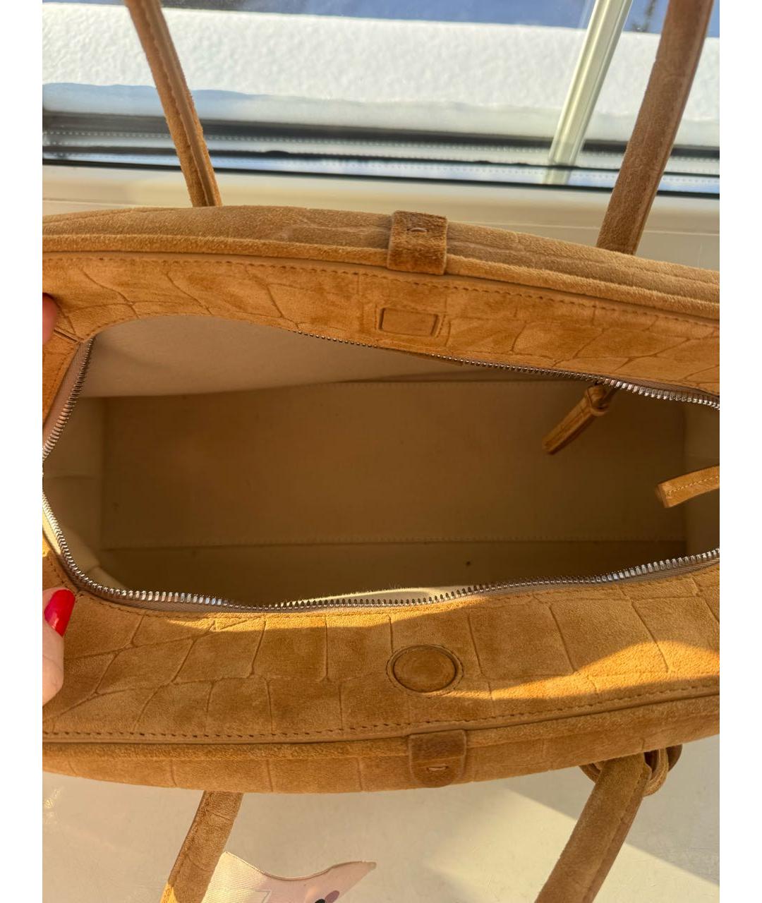 JACQUEMUS Кожаная сумка тоут, фото 6