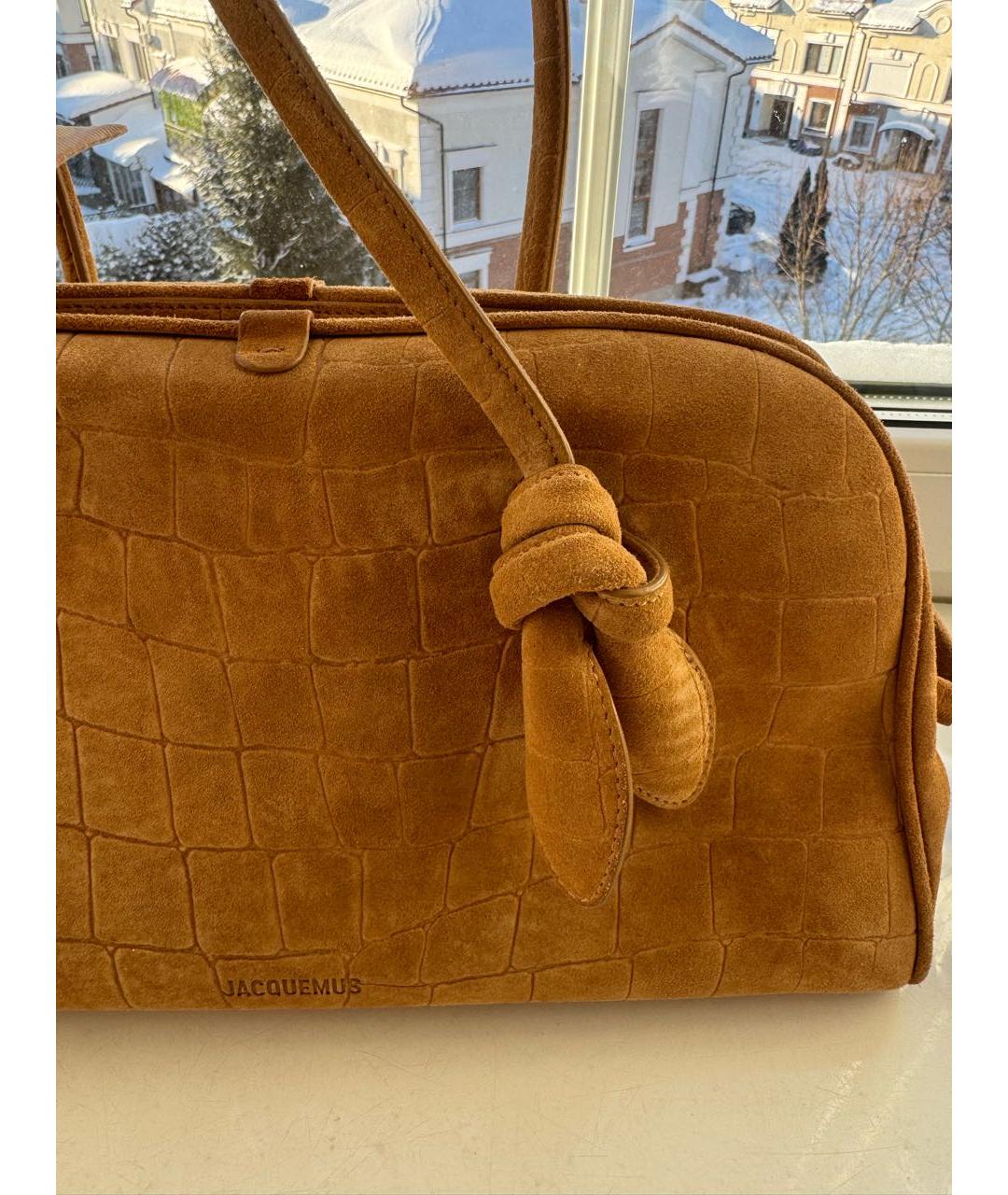 JACQUEMUS Кожаная сумка тоут, фото 3