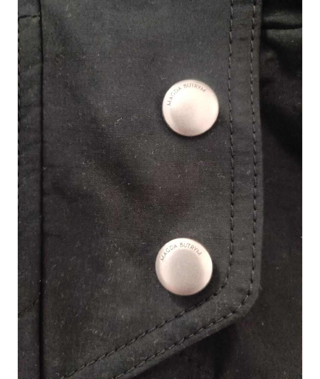 MAGDA BUTRYM Черная хлопковая куртка, фото 5