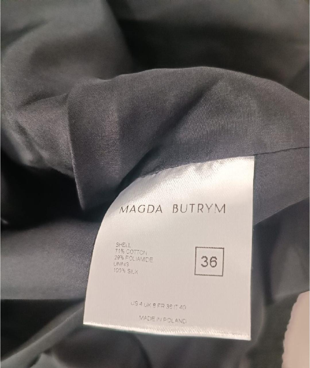 MAGDA BUTRYM Черная хлопковая куртка, фото 6