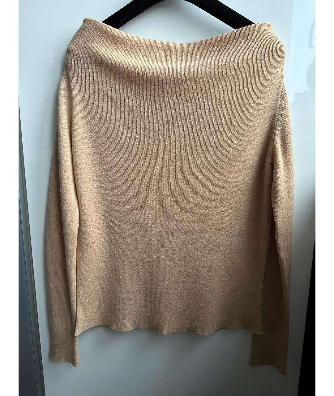 BOTTEGA VENETA Оранжевый кашемировый джемпер / свитер, фото 2