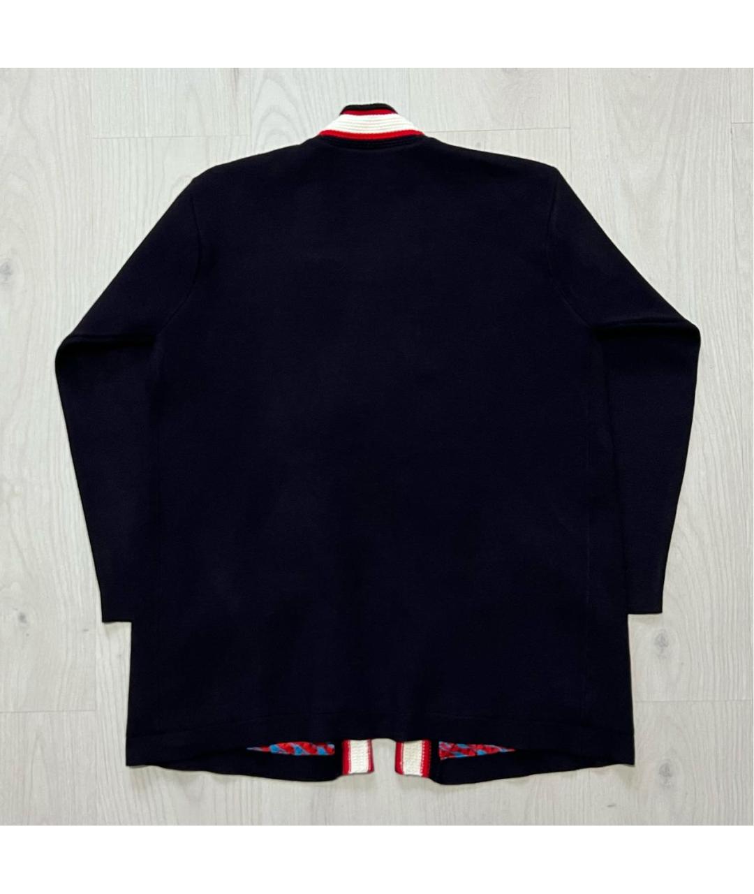 SANDRO Темно-синий вискозный кардиган, фото 2