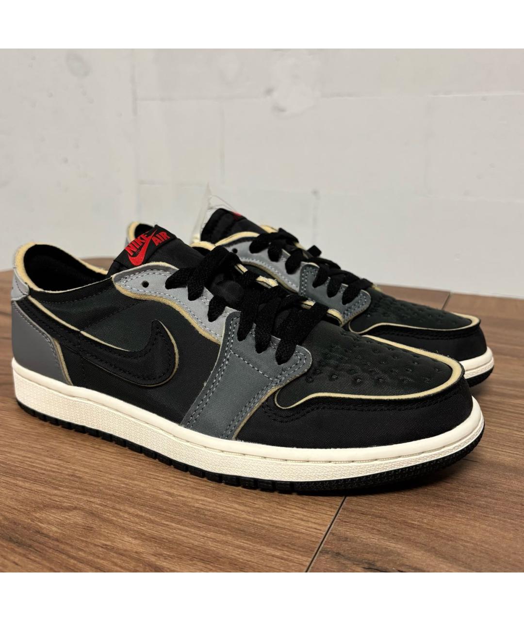 JORDAN Черные низкие кроссовки / кеды, фото 2