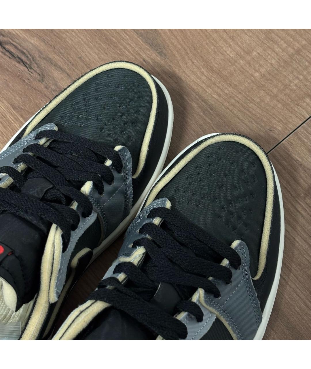 JORDAN Черные низкие кроссовки / кеды, фото 3