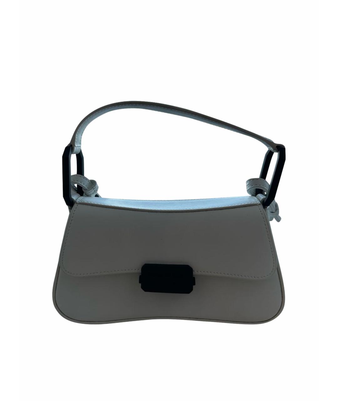 EMPORIO ARMANI Белая сумка через плечо из искусственной кожи, фото 1